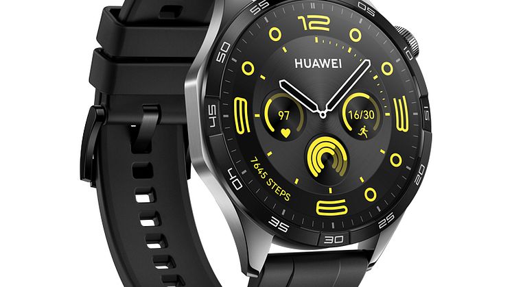 Huawei Watch GT4_Black_Front side right_JPG_20230727