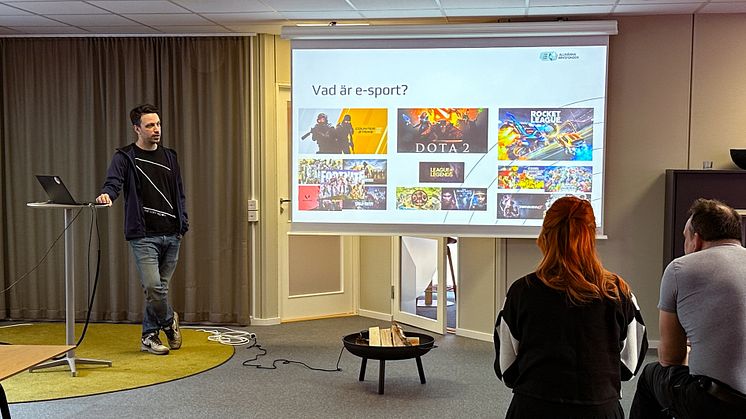 Michael Gill, projektledare Level-Up - framtidens e-sport.