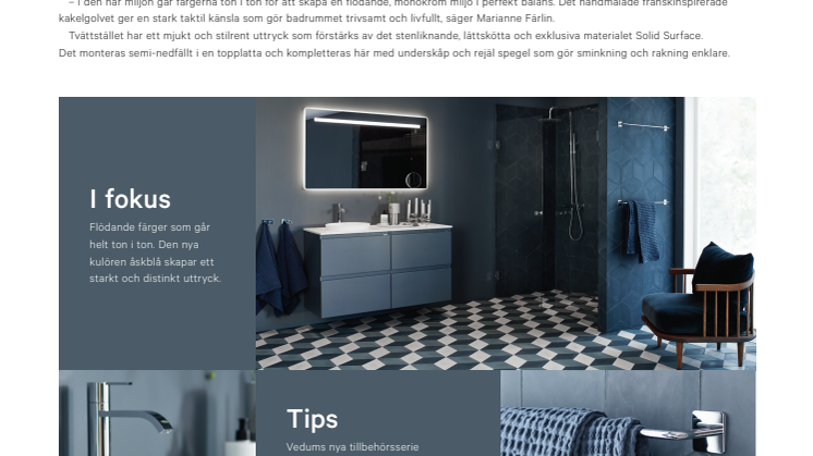 Flödande färger i perfekt balans