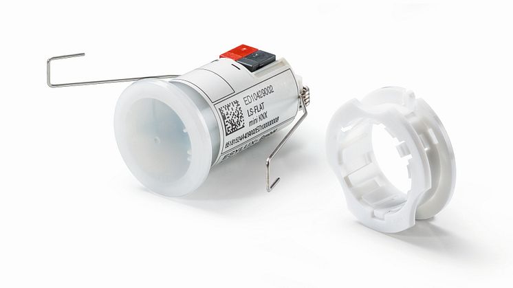 Liten lysstyrkeregulator for nøyaktig lys: LS-FLAT mini KNX fra ESYLUX