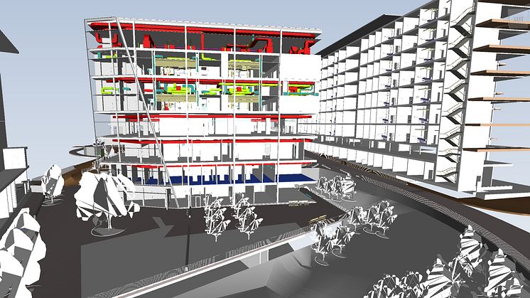 Danska arkitekter lär sig om BIM hos LINK arkitektur 