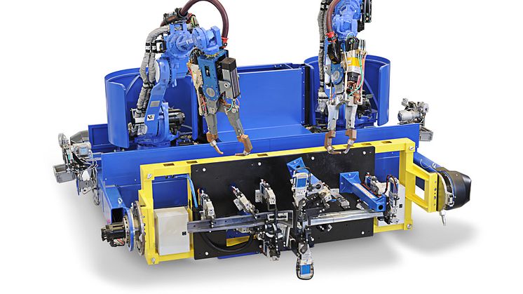Yaskawa introducerar nya produkter för punktsvetsning med robot.