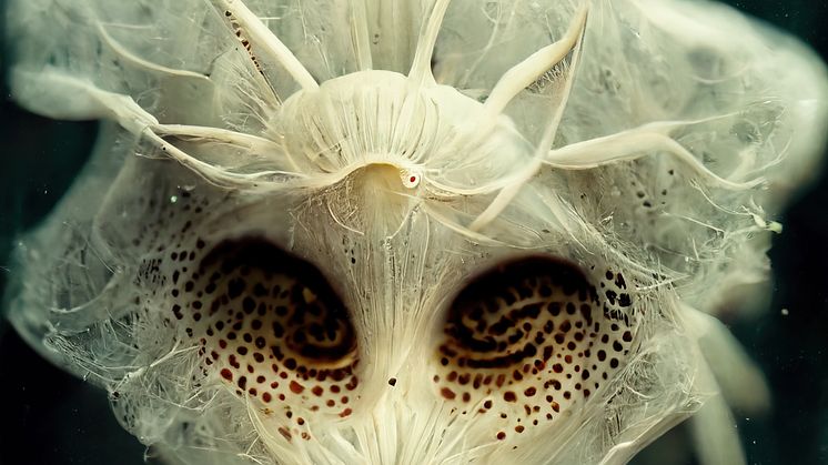 Craig Ames_Photographs of British Algae – AI Impressions_Lichina_confinis_2022