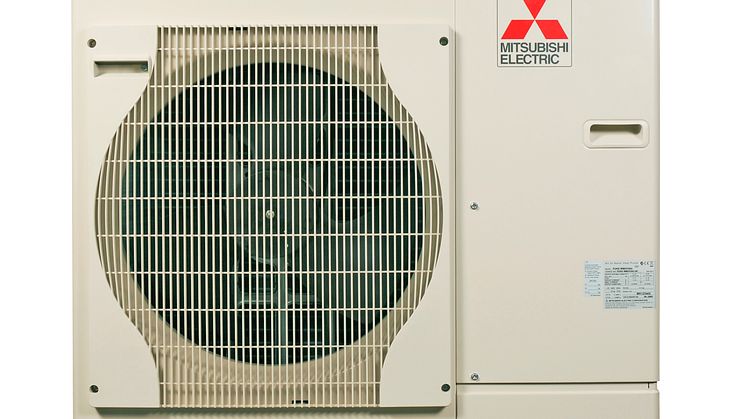 Enkel og kompakt luft/vann varmepumpe fra Mitsubishi Electric