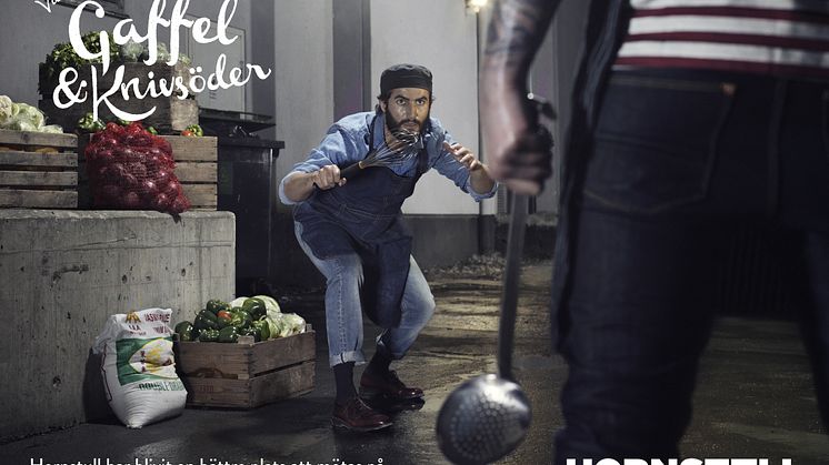 Idag öppnar HORNSTULL - kniven får sällskap av gaffeln i söders nya mötesplats