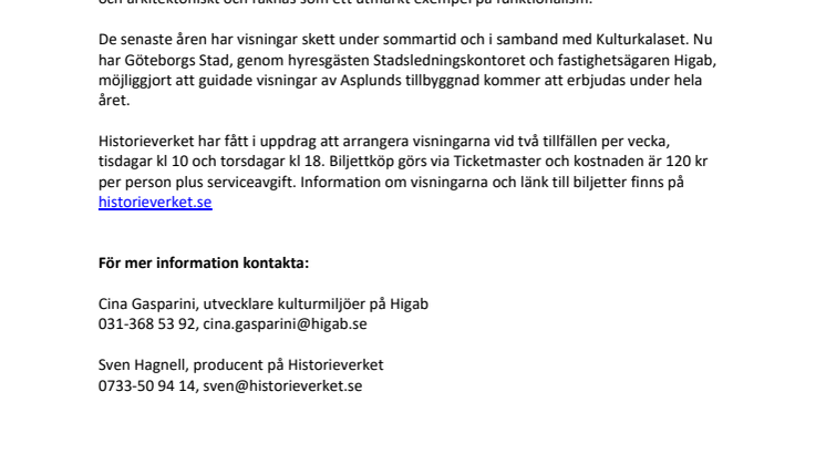 Visningar av Rådhuset