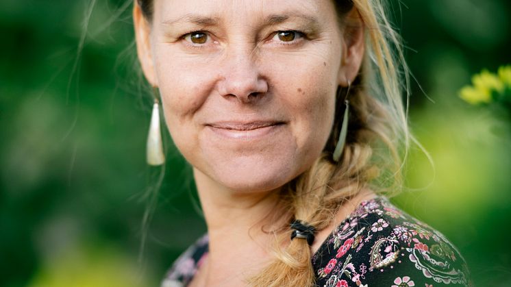 Charlotta Szczepanowski, ny arbetande styrelseordförande för Vi-skogen. Foto: Margareta Bloom Sandebäck.