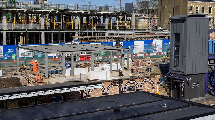Denmark Hill - new entrance under construction