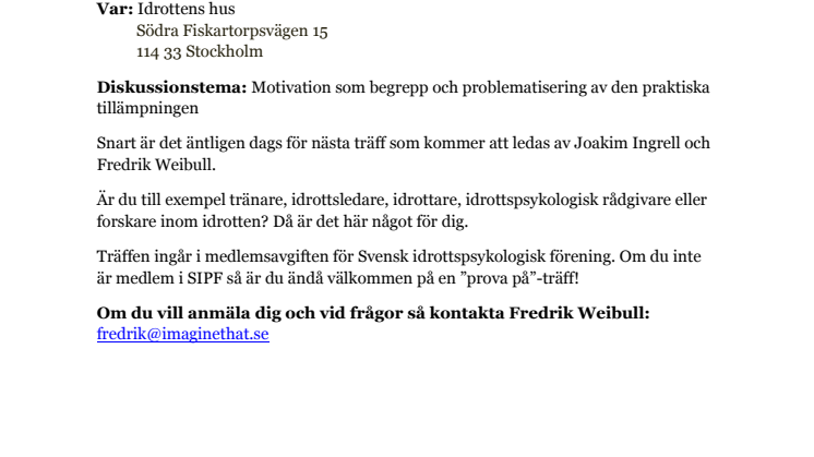 Motivation som begrepp och problematisering av den praktiska tillämpningen