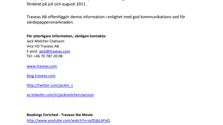 Storbank ny sponsor i Traveas golfmail  