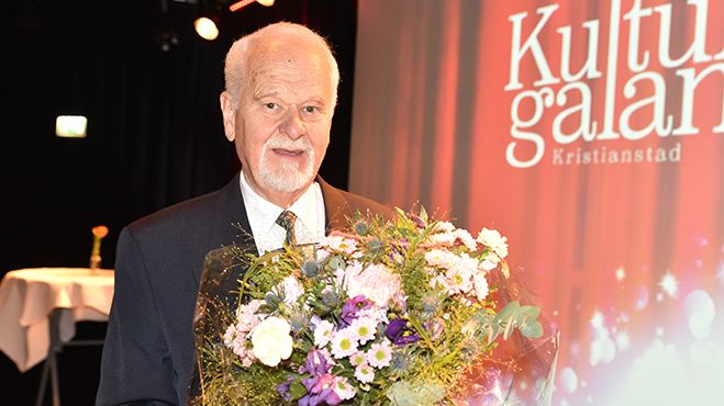 Kristianstads kommuns kulturpristagare Björn Flygare. Foto: Mattias Roos