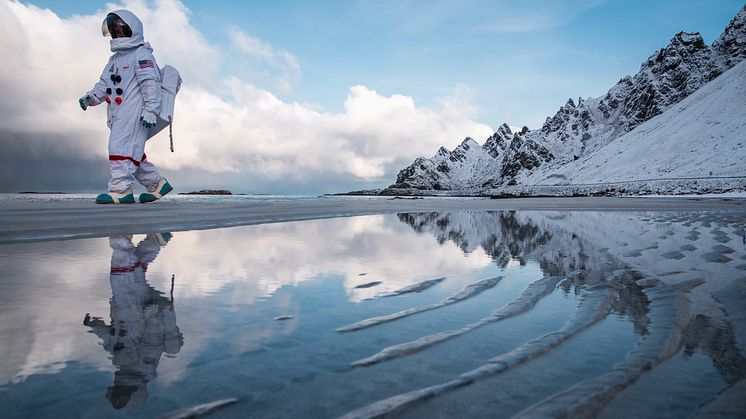 Space oddity at Andøya, Vesterålen. Photo: Andøya Space