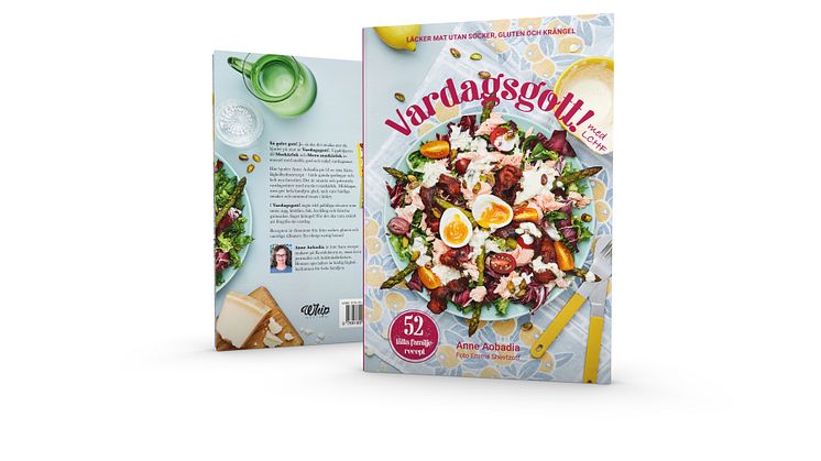 Vardagsgott! av Anne Aobadia, med goda, enkla och spännande lågkolhydraträtter.
