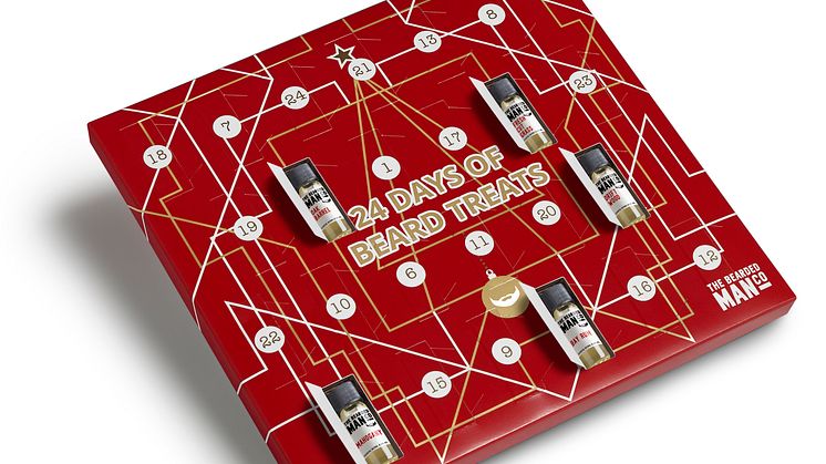 En skäggolja i ny doft i årets adventskalender för skägg