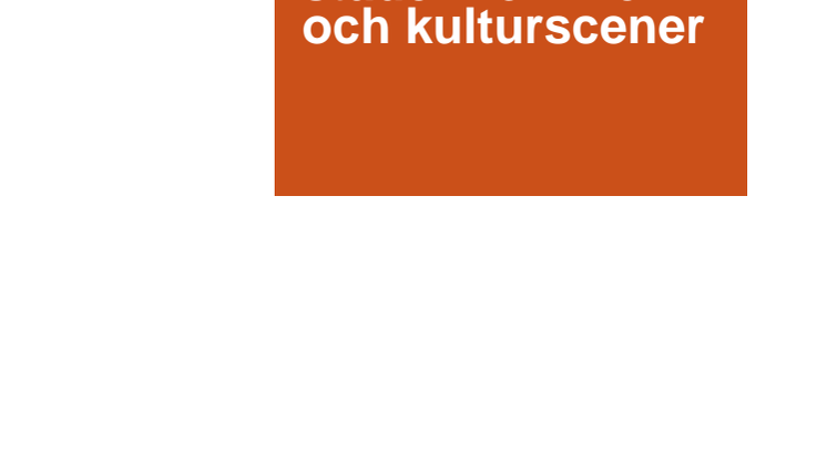 Fler platser i staden för live- och kulturscener