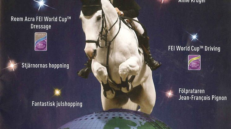 Ross levererar hopphinder till Stockholm International Horse Show 2013!