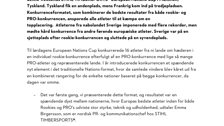 Sverige opnåede en syvendeplads til STIHL TIMBERSPORTS® European Nations Cup .pdf