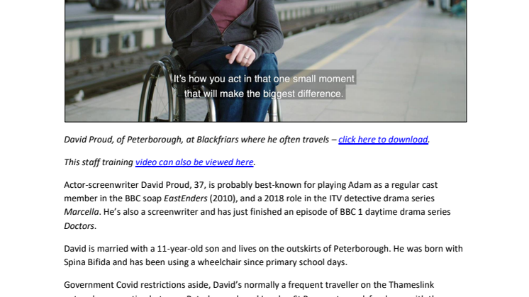 David Proud - Access Advisory Panel member case study