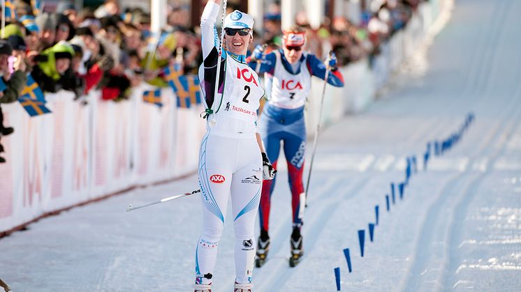 Susanne Nyström, Laisvalls SK, vann TjejVasan 2012