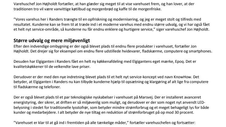 Elgiganten i Randers genåbner med kæmpefest
