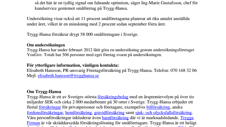 Luften går ur småföretagarna