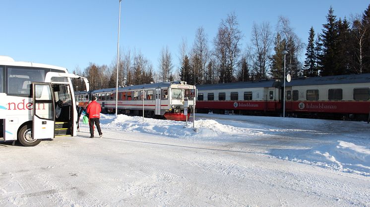 Snälltåget, Snötåget och Snöpendeln i Röjan