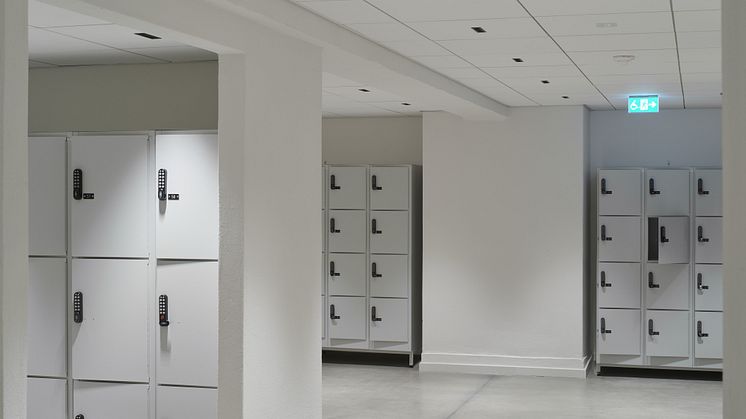 Röhsska museet - kapprum, källarplan