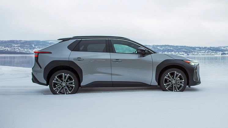 Toyota bZ4X besøker Nordvik