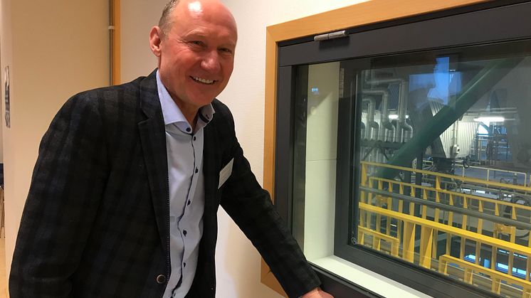 På spaning efter effektiva underhållsmetoder. Dr. Valdas Lukoševičius, ordförande för den litauiska fjärrvärmeorganisationen Lithuanian District Heating Association på besök hos Öresundskraft.