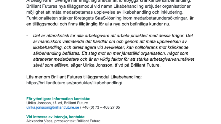 Brilliant Future AB (Publ) Nu lanseras ny funktionalitet för likabehandling_220525.pdf