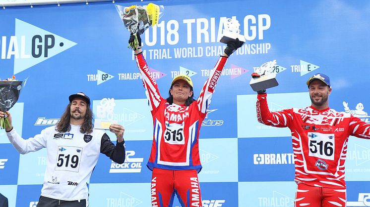 Kenichi Kuroyama Wins First Round of FIM Trial-E Cup on TY-E Electric Trials Bike