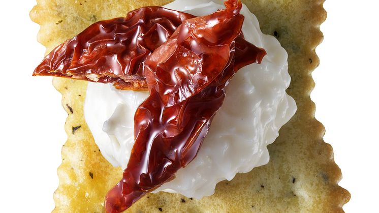 Getostbollar med soltorkade tomater