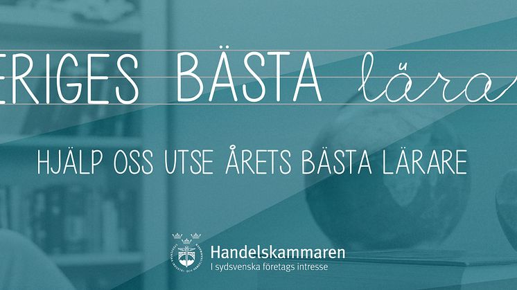 Vem tycker du är Sveriges bästa lärare 2018?