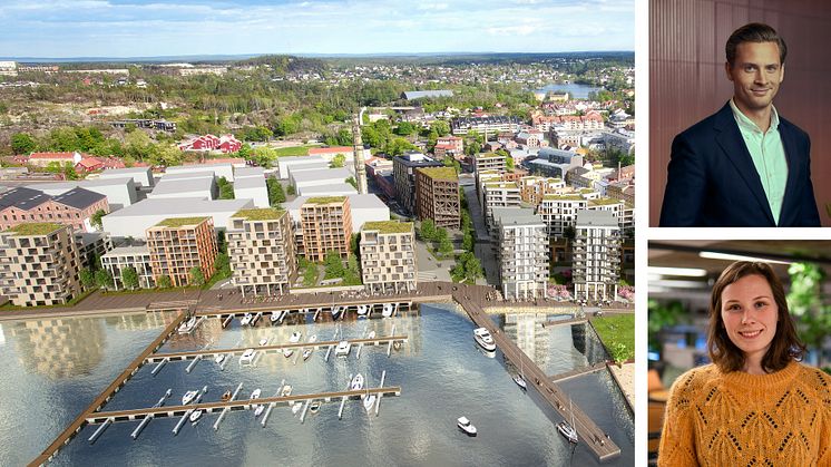 Guro Varvin Hjelseng og Anders Wehmer har i februar tiltrådt som nye prosjektledere i Höegh Eiendom.