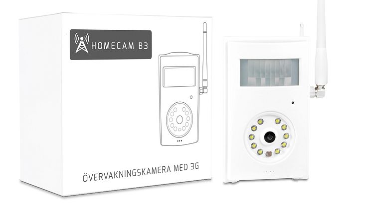 Uppgraderat kameralarm med 3G och HD-upplösning