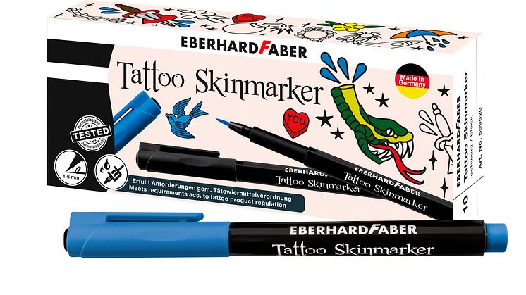 German Brand Award 2022 in Gold: Tattoo Skinmarker von Eberhard Faber