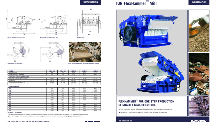 Brochure FlexHammer hammer mill