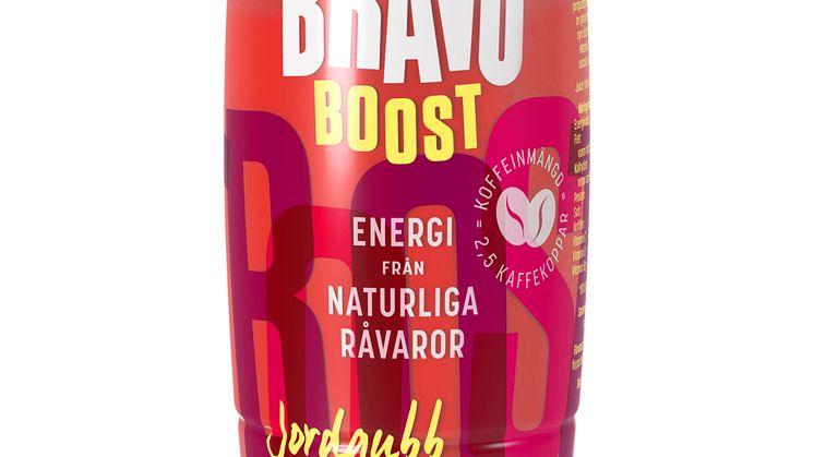 Bravo Boost 75 cl – Jordgubb/Citrongräs