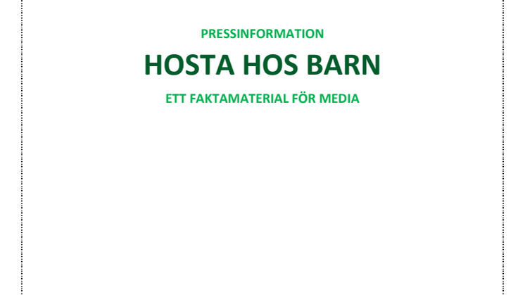 Faktamaterial - hosta hos barn