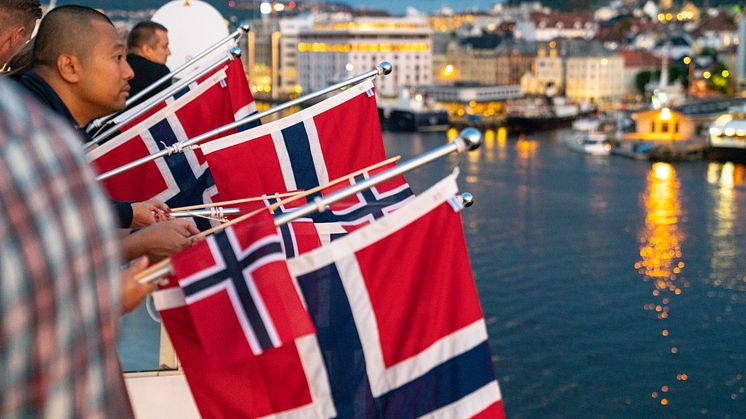 Norwegian flags