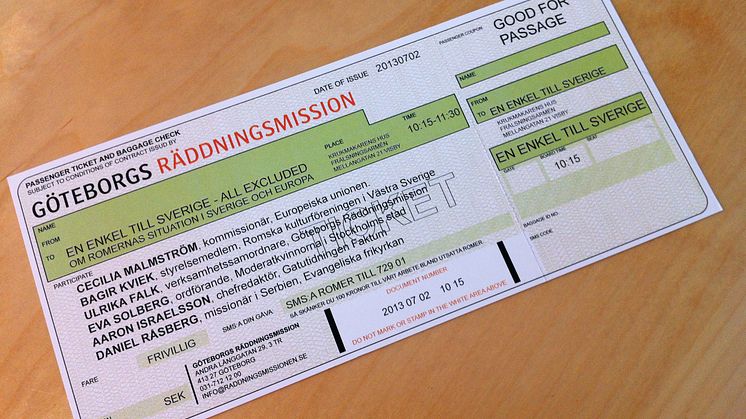 En enkel till Sverige - All excluded