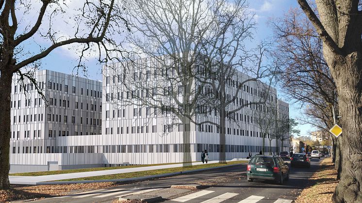 Locum AB bygger på fyra nya våningsplan på hus 20 vid Södertälje sjukhus.
