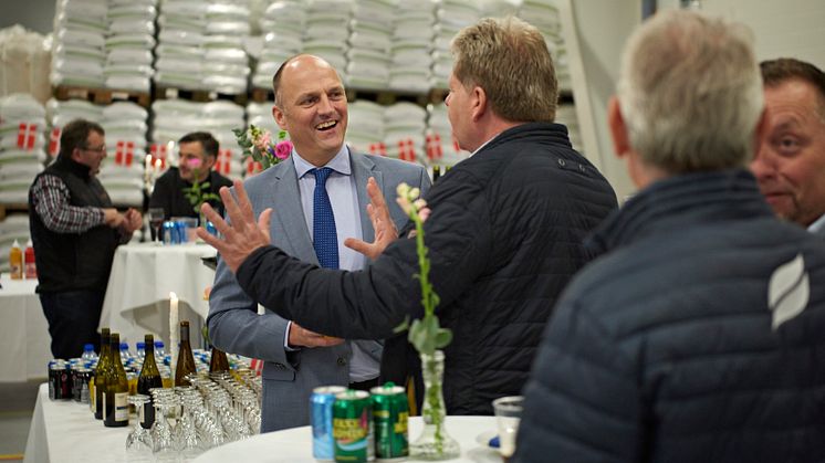 Adm. Direktør i Vilomix, Peter Iversen, havde som alle gæster en rigtig god dag.