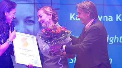 Katarzyna Kaniecka från Azets utsågs i veckan till Årets Auktoriserade Lönekonsult 2018 (foto: Srf konsulterna)