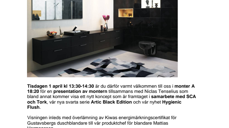 Pressvisning på Nordbygg!