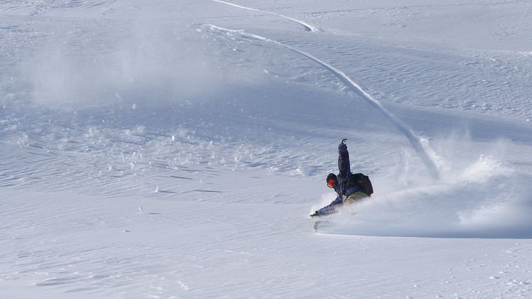 107 centimeter snö i Hemavan Tärnaby