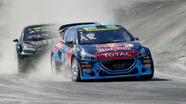 Team Peugeot-Hansen siktar på pallen i Finland