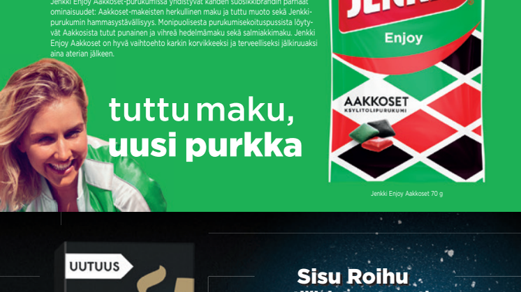 Cloettan makeisuutuudet, talvi 2019