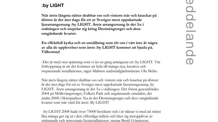 :by LIGHT