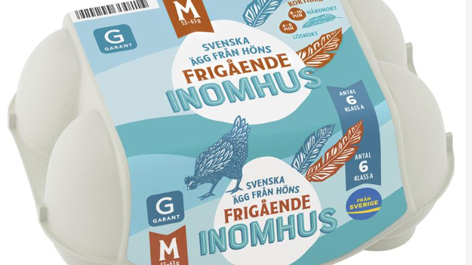 Garant ägg frigående inomhus M 6-pack